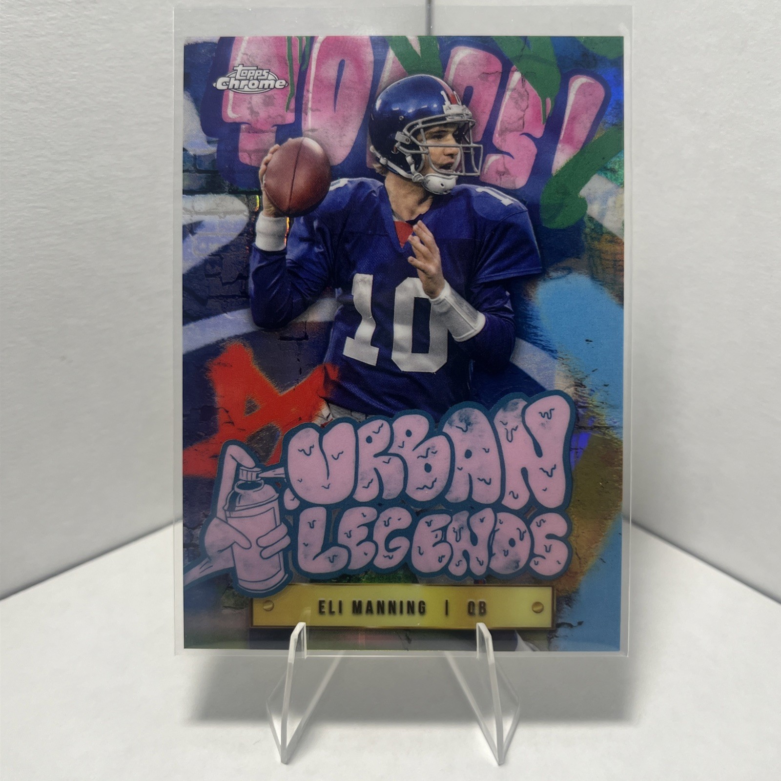 2024 Topps Chrome Eli Manning Urban Legends Case Hit SP #UL-2 Giants Mint