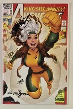 Avengers Annual #10 Facsimile Signed  Chris Claremont Michel Golden Milgrom COA