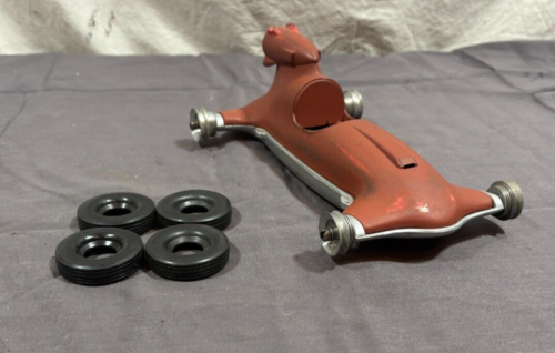 Vintage COX Thimble Drome Prop Rod Tether Car Chassis/Body Axles Wheels Tires