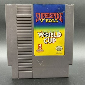 Super Spike V'Ball World Cup Nintendo NES &lsquo;90 Authentic Sleeved Cartridge TESTED