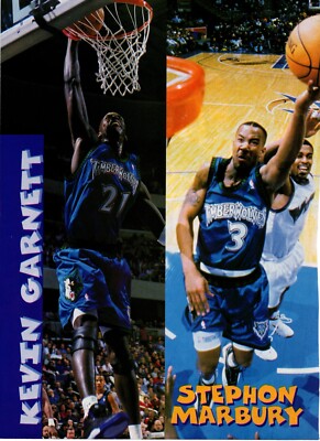 【新品未開封】 90s NBAポスター Kevin Garnett Kevin Garnett Minnesota Timberwolves 90s Vintage School