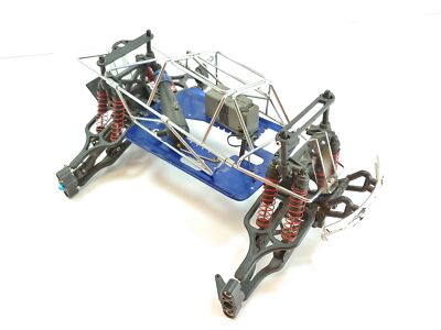 Vintage Traxxas T-Maxx Nitro Monster Truck Parts Truck w/ Roll Cage