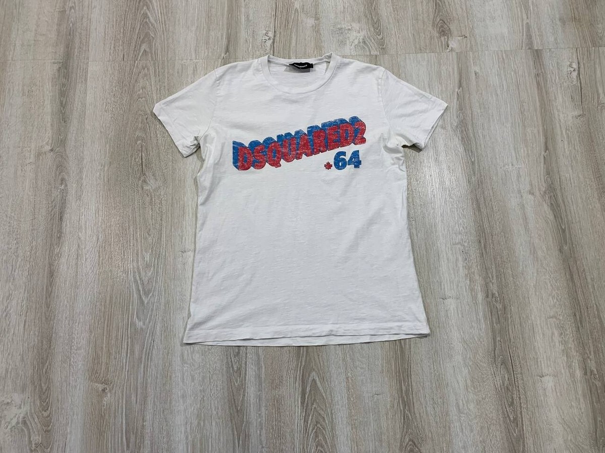 Mens t shirt Dsquared2 Color White Size M | eBay