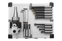 Paulimot Bohr-/Ausdrehkopf-Set 75 Mm SK30 (Din 2080) / M12