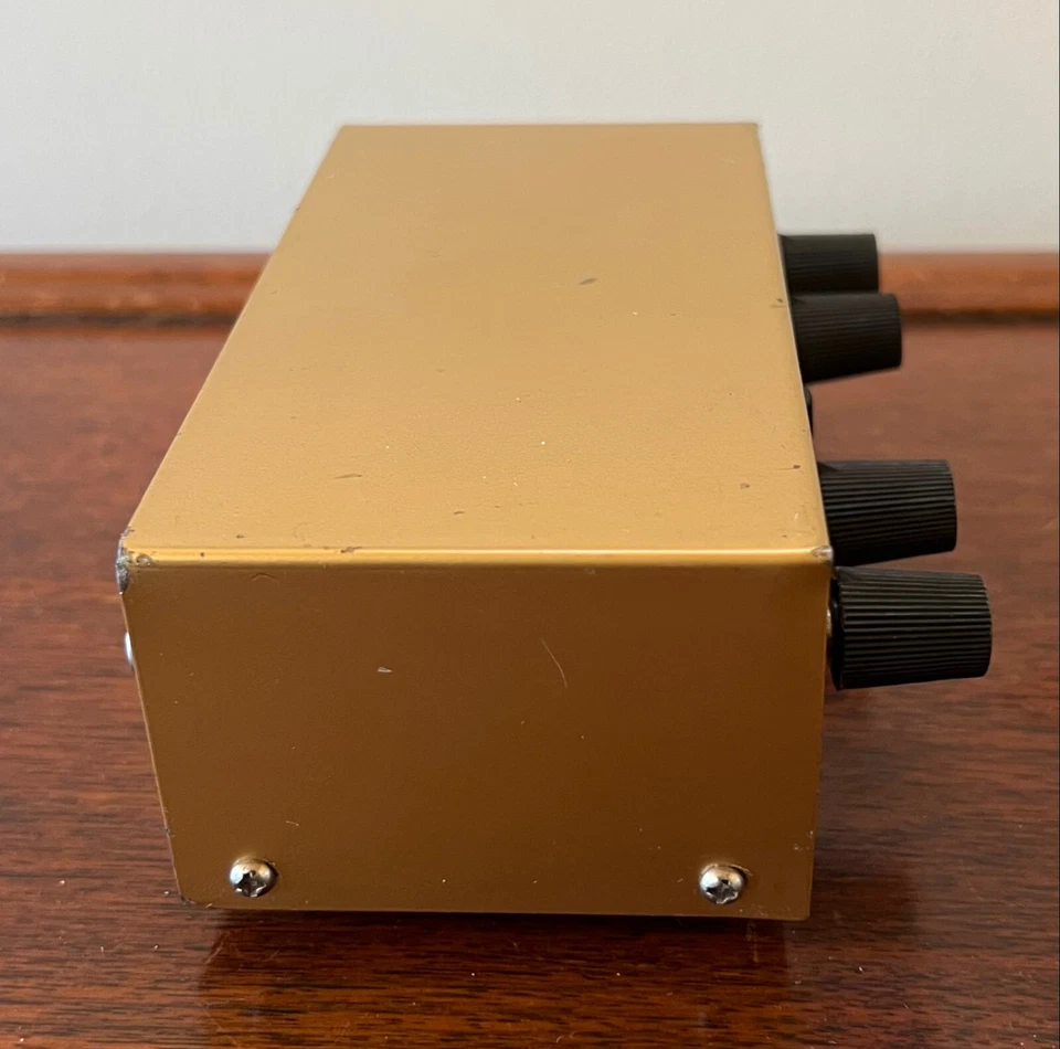 Mezclador de micrófono estéreo transistorizado vintage Lafayette 99-4563 Foto 3 de 4