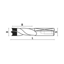 Woodworking Drill Bits - (Lot of 131 pcs)- all NEW - metric diameters - 70mm OL