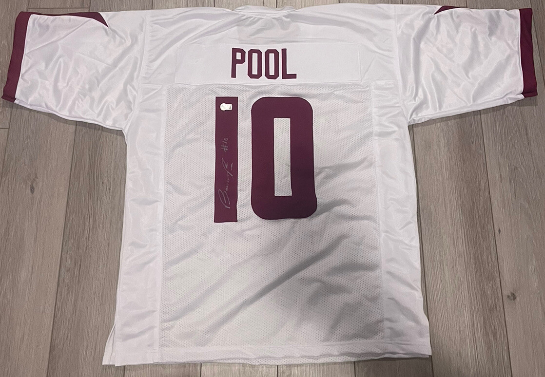 Bumper Pool Autographed Signed Arkansas Razorbacks JERSEY BAS BECKETT 4 