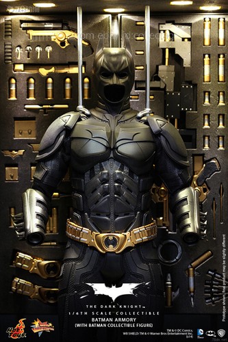 Hot Toys Mms234 1/6 The Dark Knight Batman Armory Action Figure In Stock - Picture 9 of 9