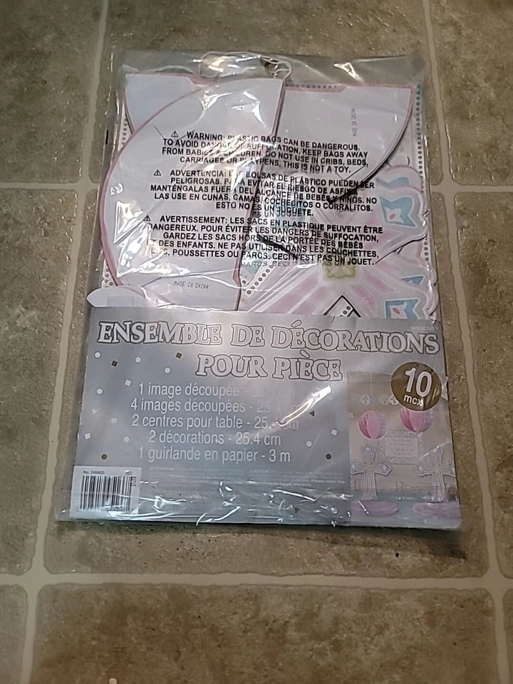 RELIGIOUS Blessed Day ROOM DECORATING KIT ~ Birthday Party Supplies Cutouts - Image 4 of 4