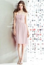 Dessy 8136....Cocktail length, Strapless Dress...Blush...Size 4...NWT