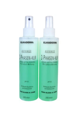 Elkaderm Avivage 2-Phasen Kur 2x 200ml Sprühkur Spray
