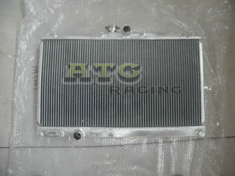 52MM 2 Row Alu Radiator For 01-07 Mitsubishi Lancer EVO 7/8/9 MT 06 05 04 03 02 - Image 2 of 4