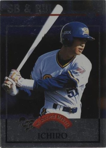 1995 BBM Orix Gold Team Set I #26 Ichiro Suzuki Blue Wave PSA 9