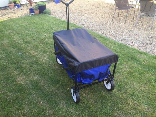 folding pull along wagon