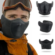 Cycling Half Face Mask Windproof Thermal Balaclava Ski Mask for Outdoor Sports