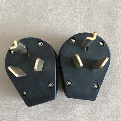 2pcs NEMA10-30P 125/250V Dryer Power Plug For RV & Generator Locking Plug