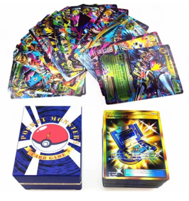 Monster Battle Cards 120PCS | Evolution Style Power Cards Set | Trading Game Dec