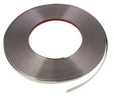 10mm Profi Chrom Streifen Aufkleber Silber St...
