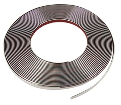 4mm Professional Chrome Strip Sticker Silver Strip Car Grill External Trim 5M