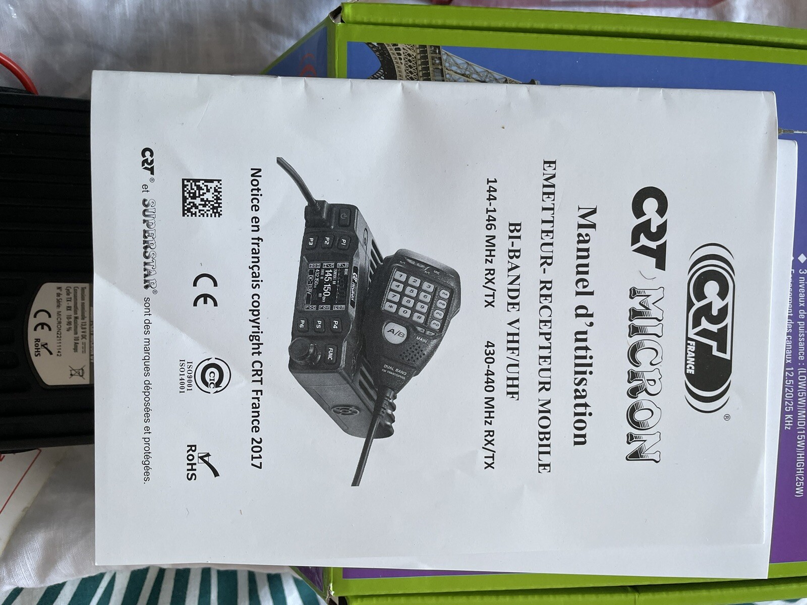 Radio CRT Micron UV pour évasion 4x4 et voyages en convoi routier