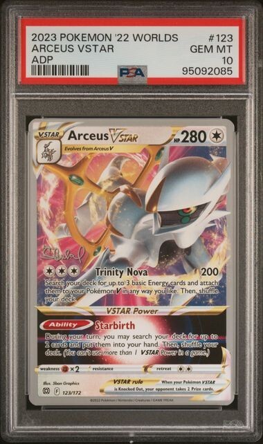 PSA 10 Arceus VSTAR - 123/172 - Pokemon TCG World PSA 10 Arceus VSTAR - 123/172 - Pokemon TCG World