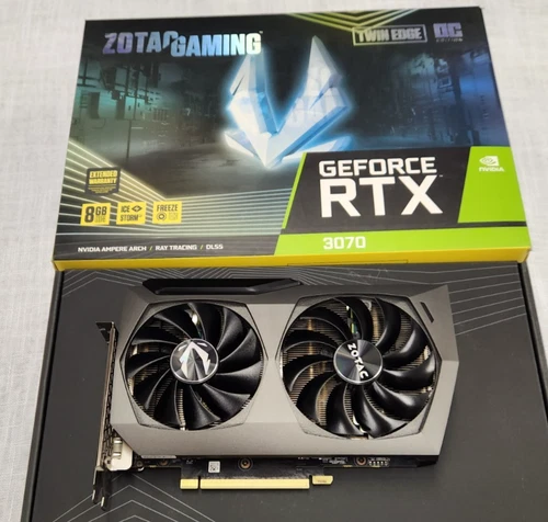 ZOTAC GAMING GeForce RTX 3070 Twin Edge 8GB Graphics Card (ZT-A30700H-10P)