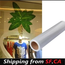36"x100'，HP Ricoh Latex Inkjet Printing Instant Dry Waterproof Transparency Film
