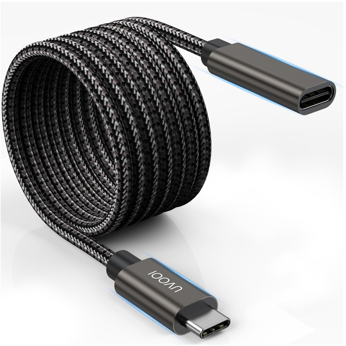 Cavo Usb Intrecciato Cavo Di Prolunga USB C PD100W Gen2 Tipo C 3.1 - Foto 8