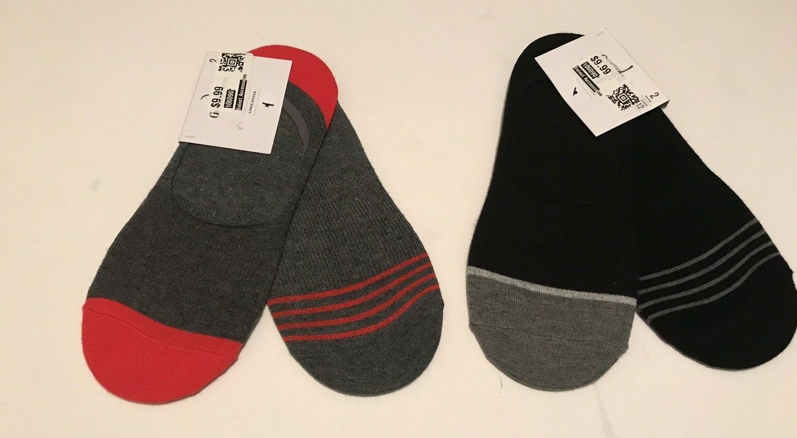 Goodfellow No Show Socks 4 Pack for Men Size 7-12 Invisible Low Cut-image