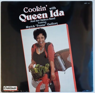 COOKIN' WITH QUEEN IDA & Zydeco Band LP Vinyl 33 U/min Neu
