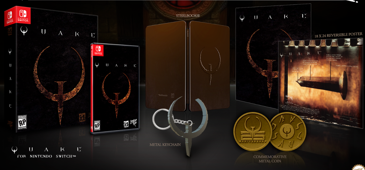 Switch Limited Run #119: Quake Deluxe Edition with Trading Card | eBay