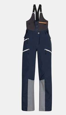NEW Womens XS La Liste Pro HS Hardshell Bib Snow Pants (Marine White) Size 6