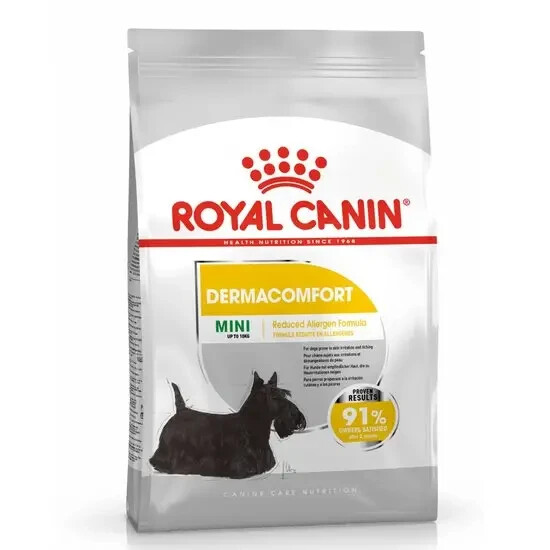 ROYAL CANIN Dry Dog Food Small Breed Mini Adult Dermacomfort 3kg Bag