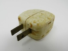 Standard 3 Outlet Plug Non-Grounded Vintage