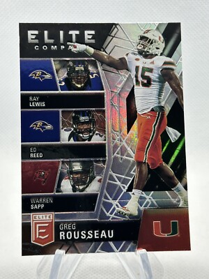 2021 Donruss Elite NFL Football Greg Rousseau Elite Company Silver  #EC9