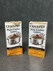 2 Crock-Pot® - Slow Cooker Liners (4-pack) - Clear 3-7 Quart Slow Cookers F1D