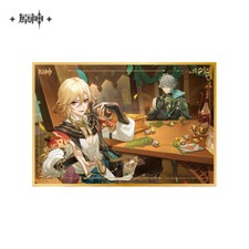 miHoYo Genshin Impact Acrylic Paper Card Alhaitham Kaveh Official Goods Original