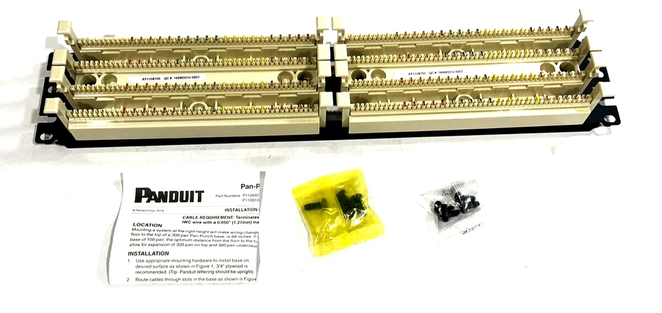 Panduit P110B100R2Y Pan-Punch 110 Rack Mount Base - Image 4 of 4