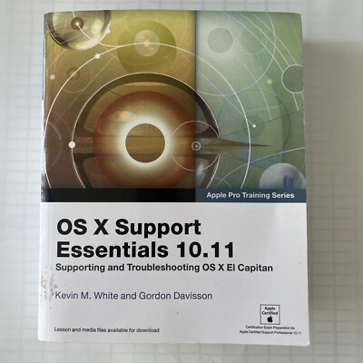 OS X Support Essentials 10.11 El Capitan Apple Pro Training series