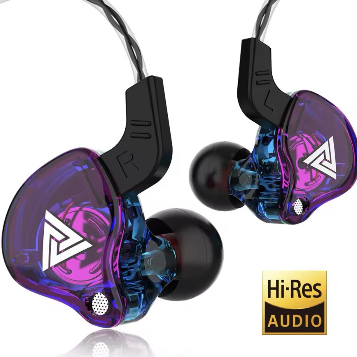 Original QKZ AK6 Copper Driver HiFi Wired Earphone 3.5MM