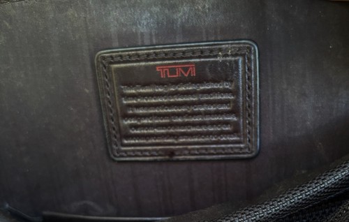 Tumi Umhängetasche schwarz Nylon & Leder mit verstellbarem Riemen - Bild 3 von 12