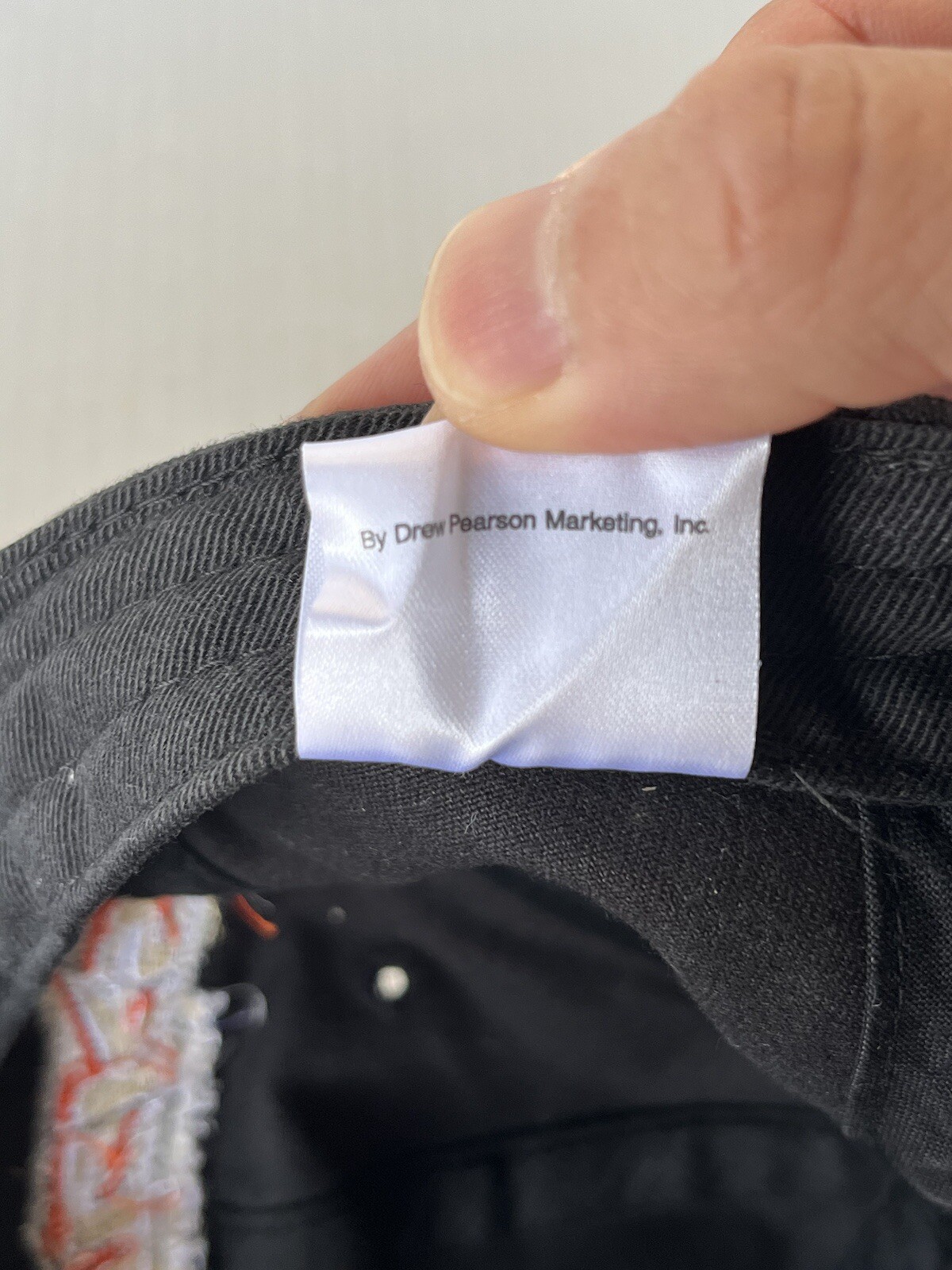 Anaheim Ducks Black Cap Hat Drew Pearson Marketing Adjustable NHL Hockey Workout