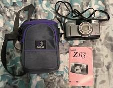 Canon Sure Shot Z115 38-115mm Lens Point  Shoot 35mm Film Camera 4 Repair As Is