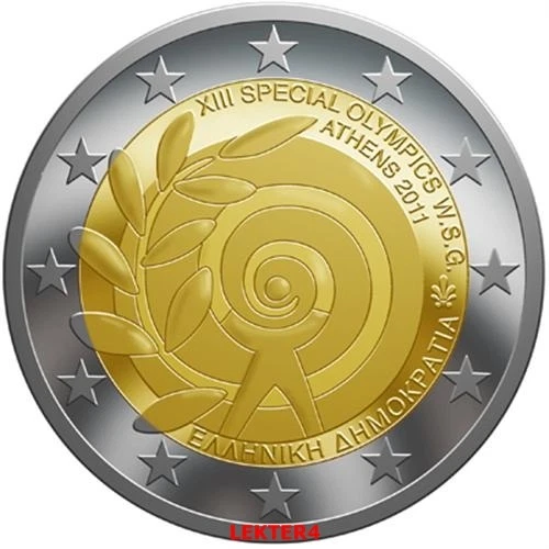 GRECIA TODOS LOS 2 EUROS CONMEMORATIVOS DESDE 2004 HASTA 2024 - Imagen 6 de 30