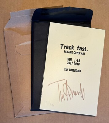 Tim Armstrong Timebomb Track Fast Covers Vol. 1-15 + Signed Title Page - Rancid