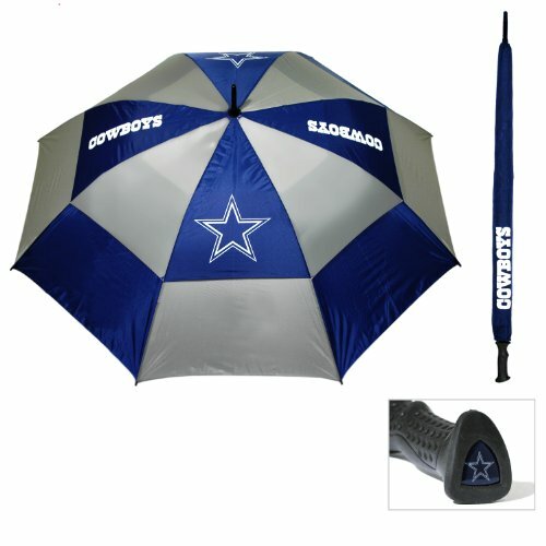 NFL Dallas Cowboys 62" Double Canopy Windproof Umbrella, NEW