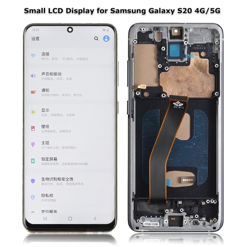 Incell for Samsung Galaxy S20 5G G981 LCD Display Touch Screen Replacement Black - Photo 3 sur 10