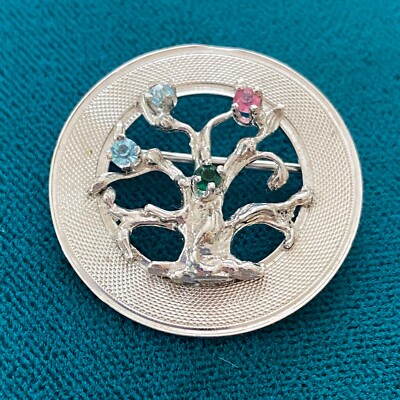 sterling Tree of Life ツリーブローチ 木 樹 ヴィンテージ sterling Tree of Life ツリーブローチ 木 樹 ヴィンテージ