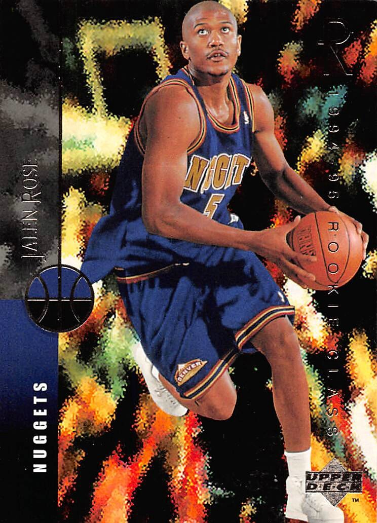 1994-95 Upper Deck #159 Jalen Rose RC Rookie Nuggets
