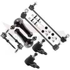 8pcs Front Lower Ball Joint Sway Bar Tie Rod End For 2005-2006 Chevrolet Equinox